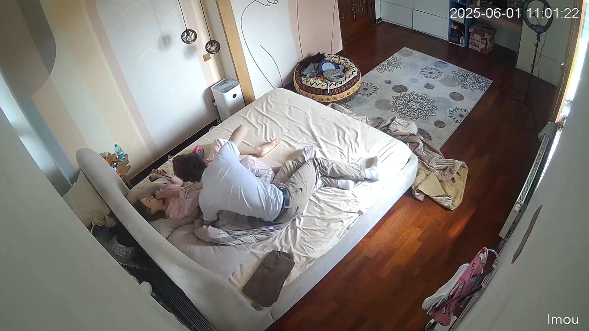 Teen Girl 18+ IP Camera Bedroom - Changing and Solo Play Video