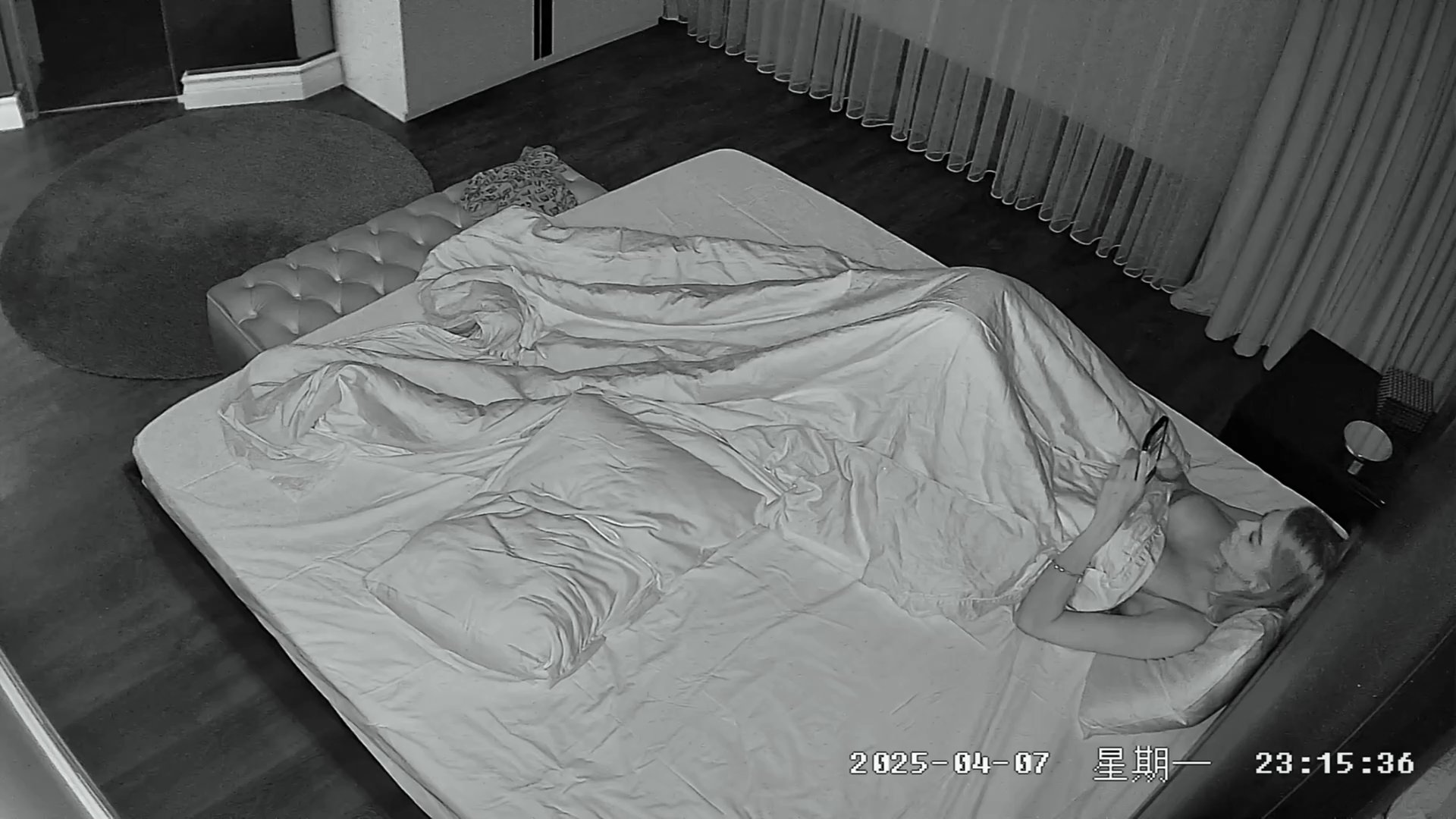 Interracial Couple IP Cam Bedroom Sex - BBC Fucks Asian Girl
