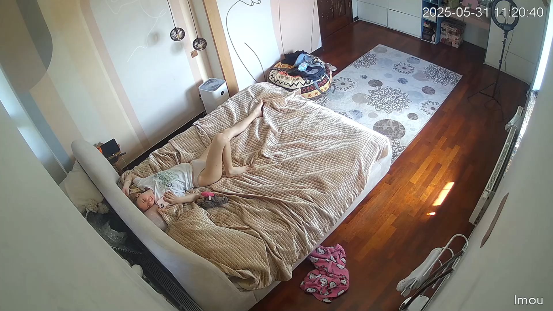 Hotel Room Couple Full Night Sex - CCTV Security Recording