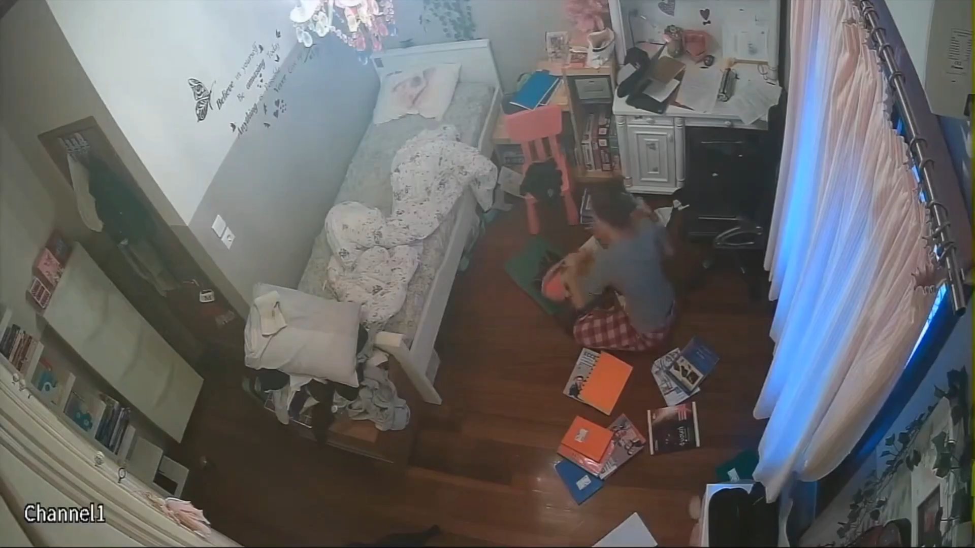 Korean Couple Hotel Room Sex Caught on Security Camera