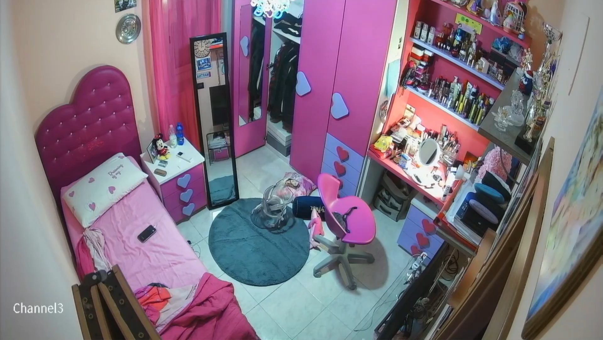 Fit Girl Caught in Bedroom After Workout - Hidden Camera Sex