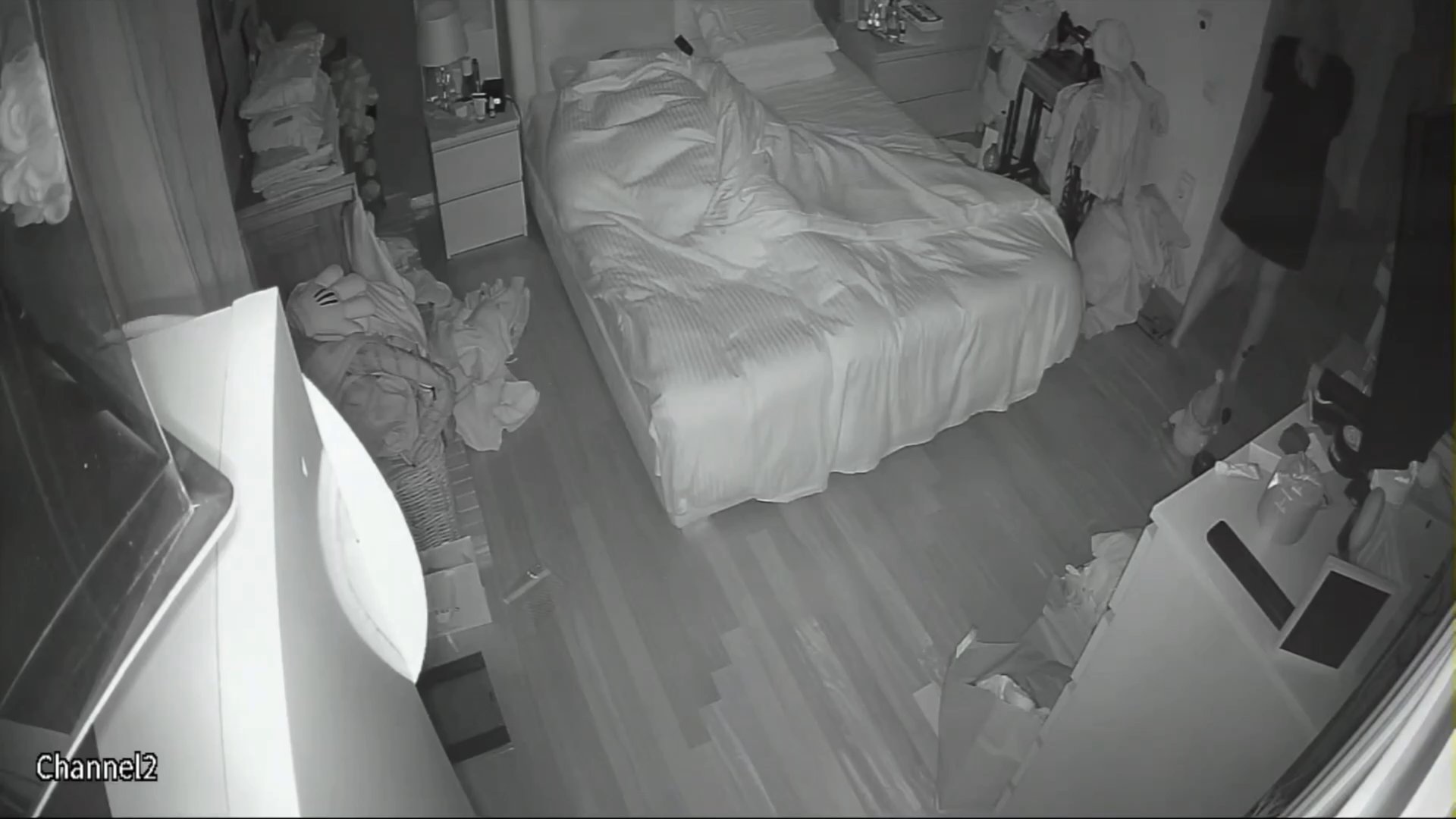 Couple Enjoying Bedroom Night Sex captured by IP Cam