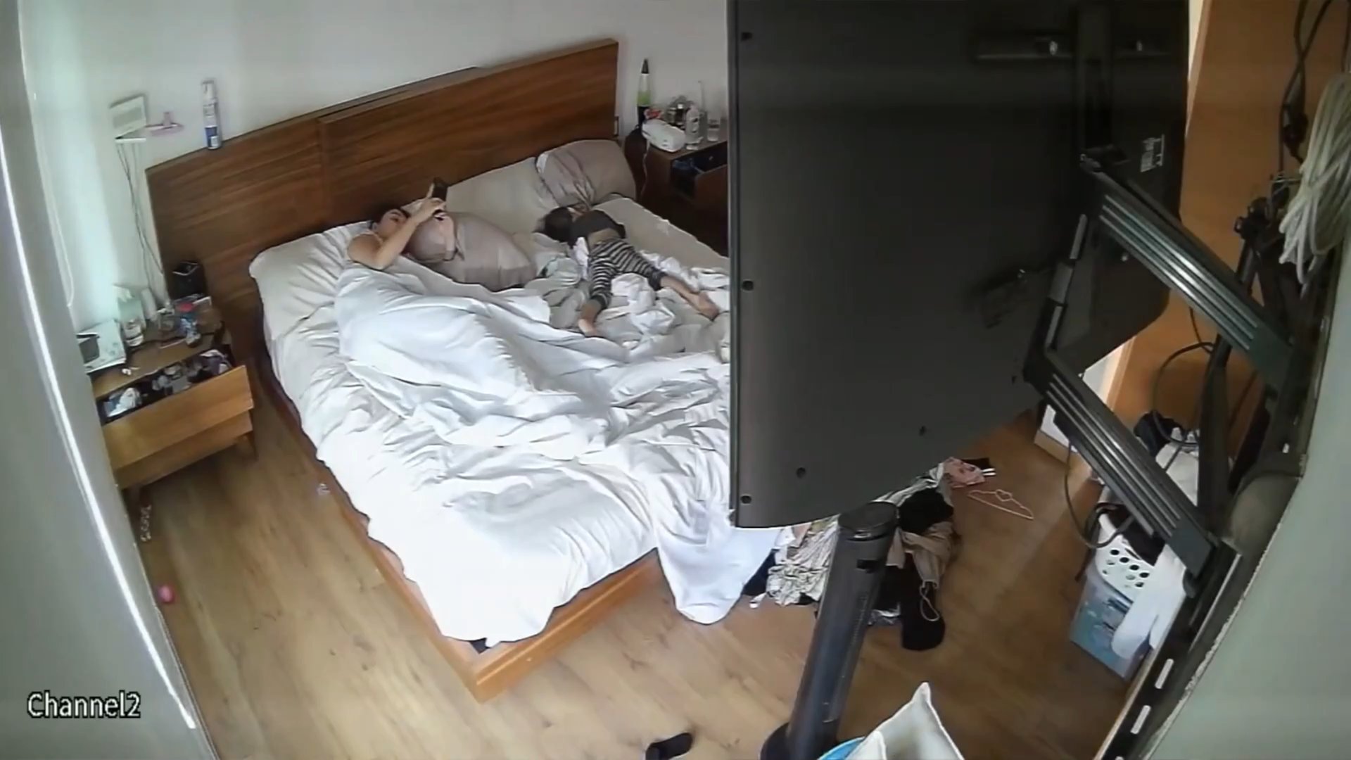 Ebony Couple Hardcore Bedroom Sex - IP Camera Recording