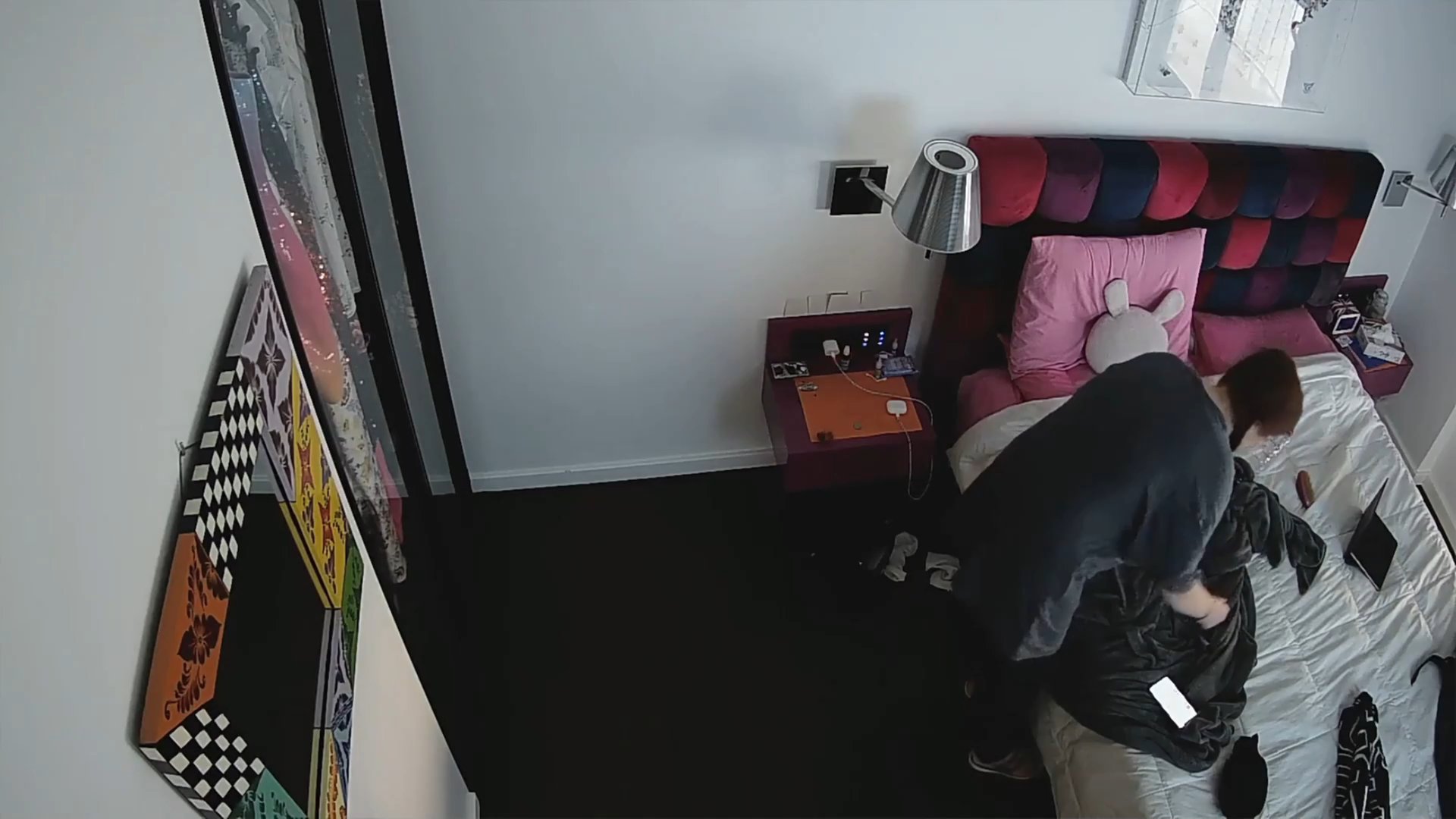 Latina MILF Caught on IP Cam Having Sex with Neighbor