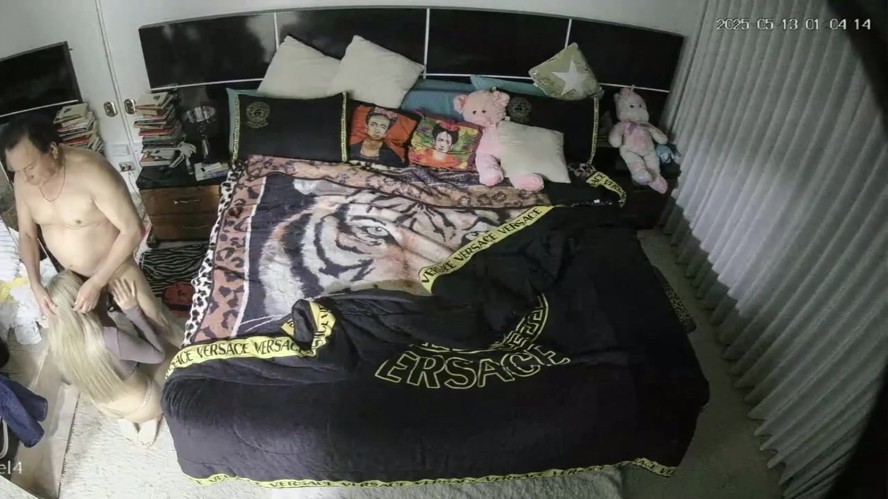 Secret Bedroom Cam Captures Real Couple 058