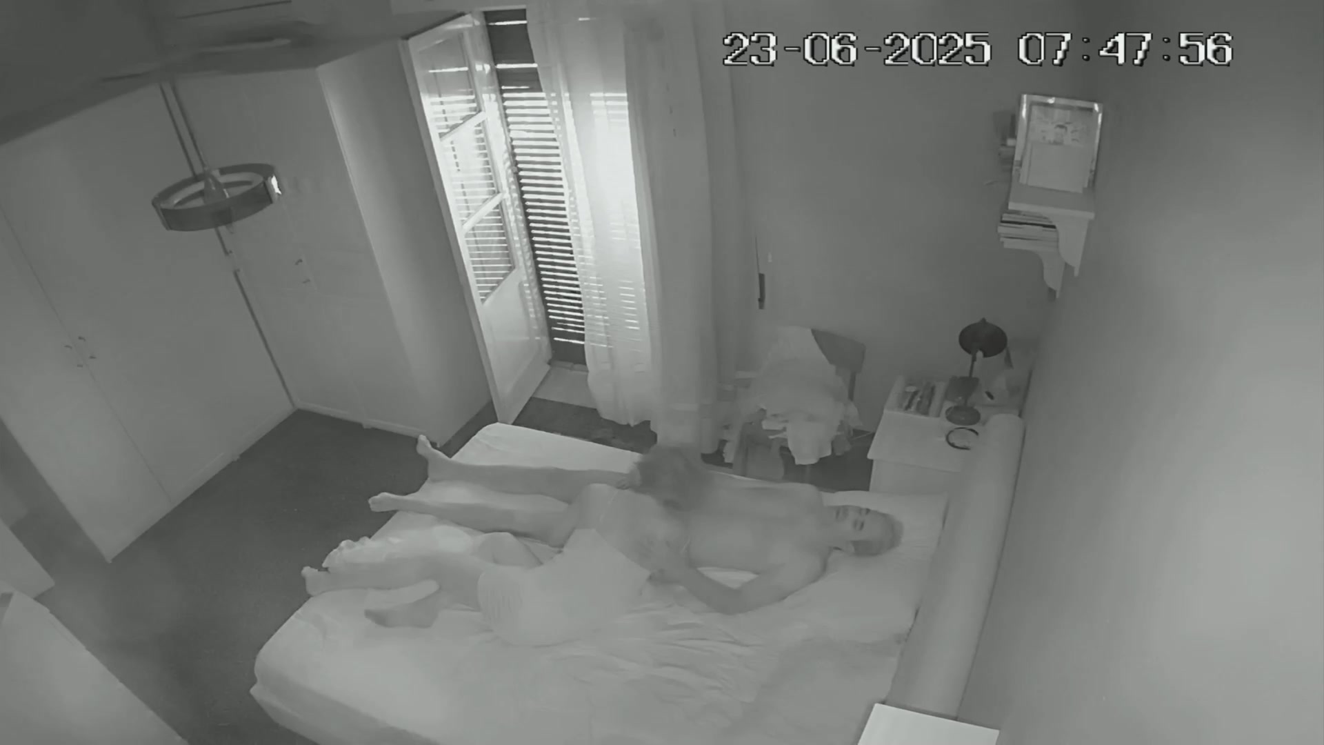Bedroom Cam Wakes Up to Hot Action 121