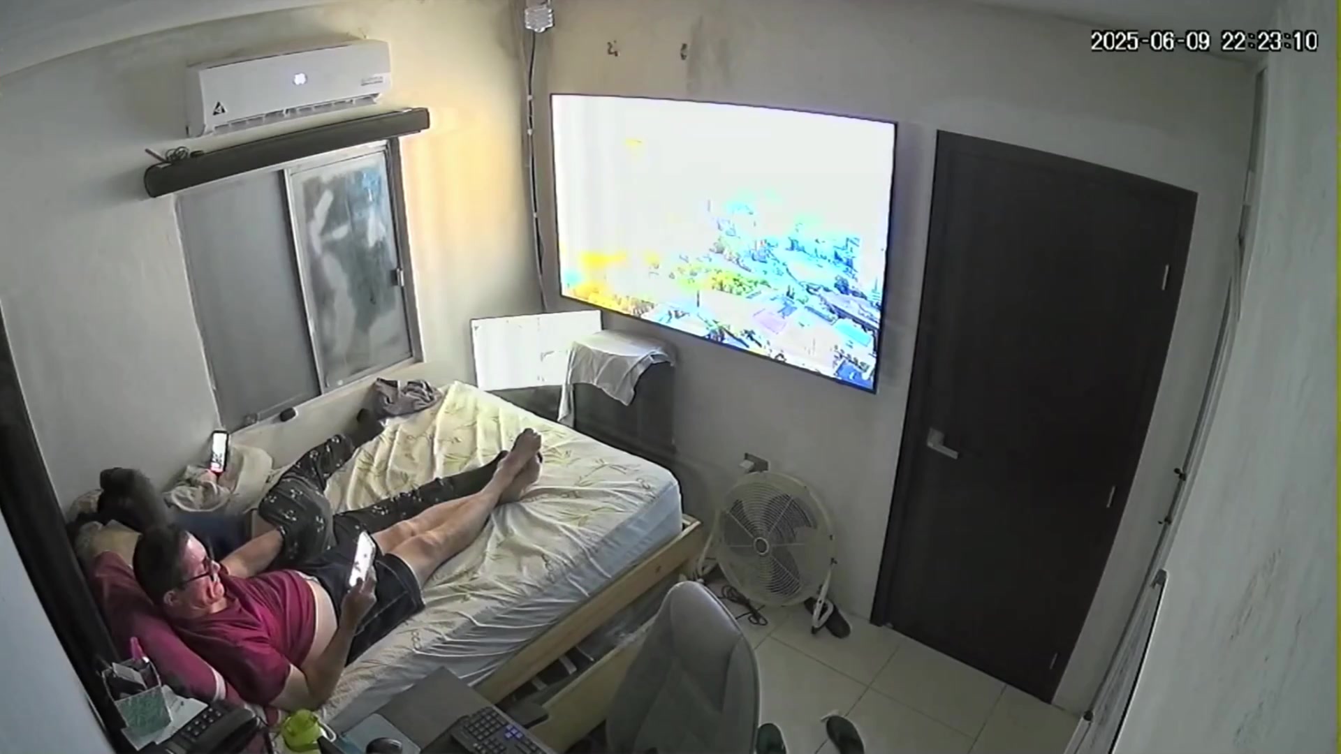 Hidden Cam Bedroom - All Night Recording 123