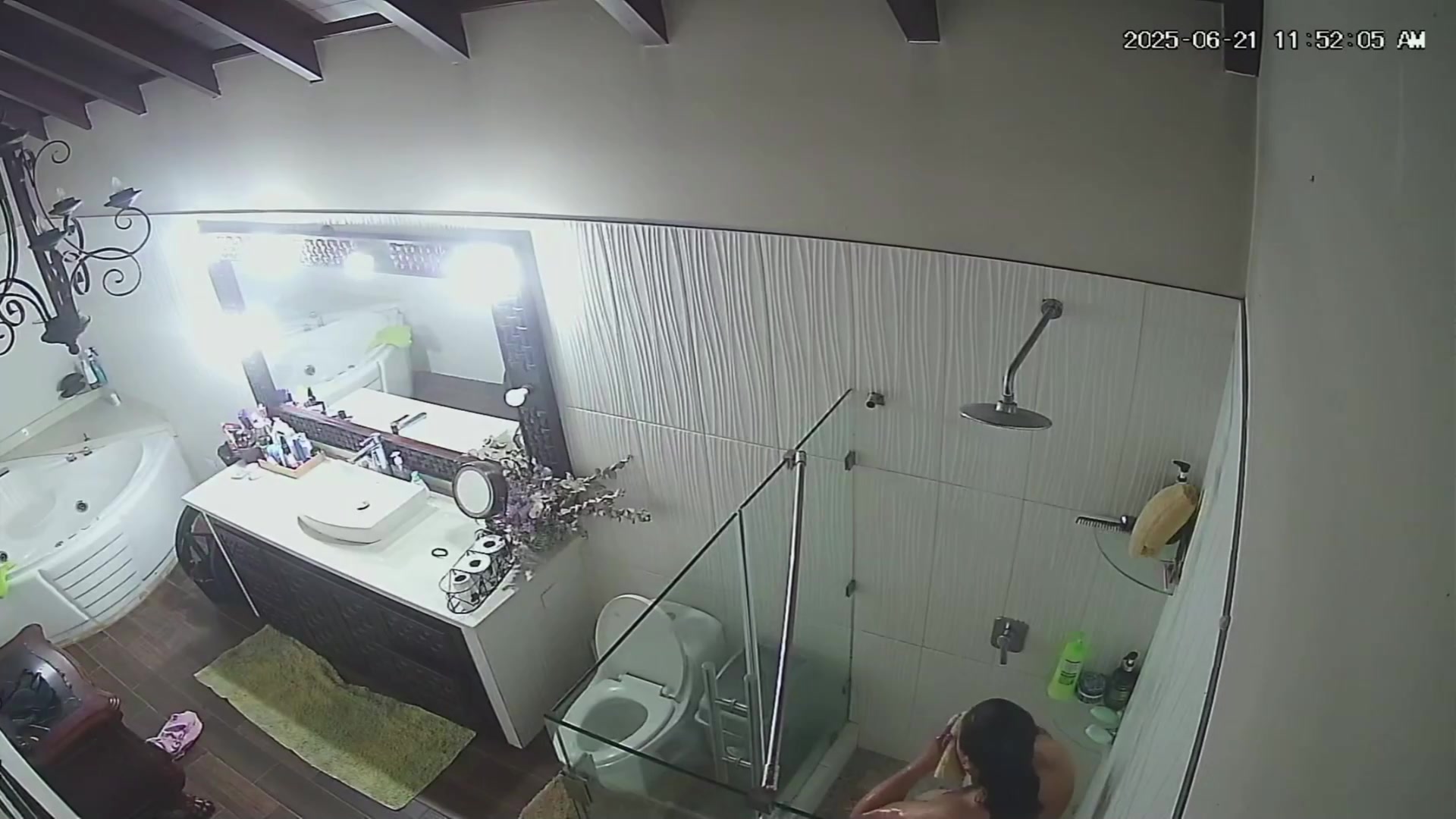 Bedroom Solo Session Caught on IP Camera 125