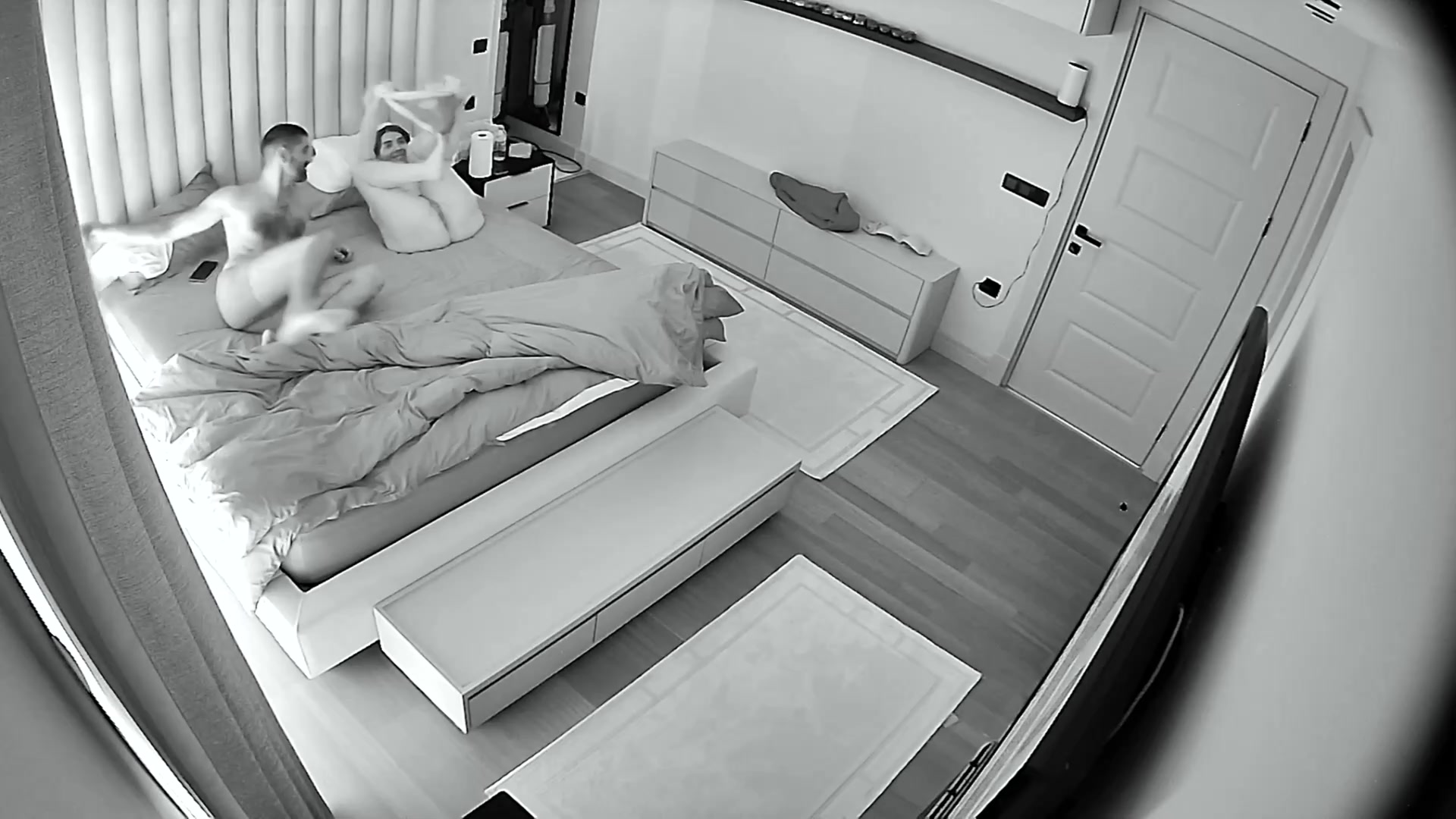 Amateur Couple Bedroom Cam Recording 129