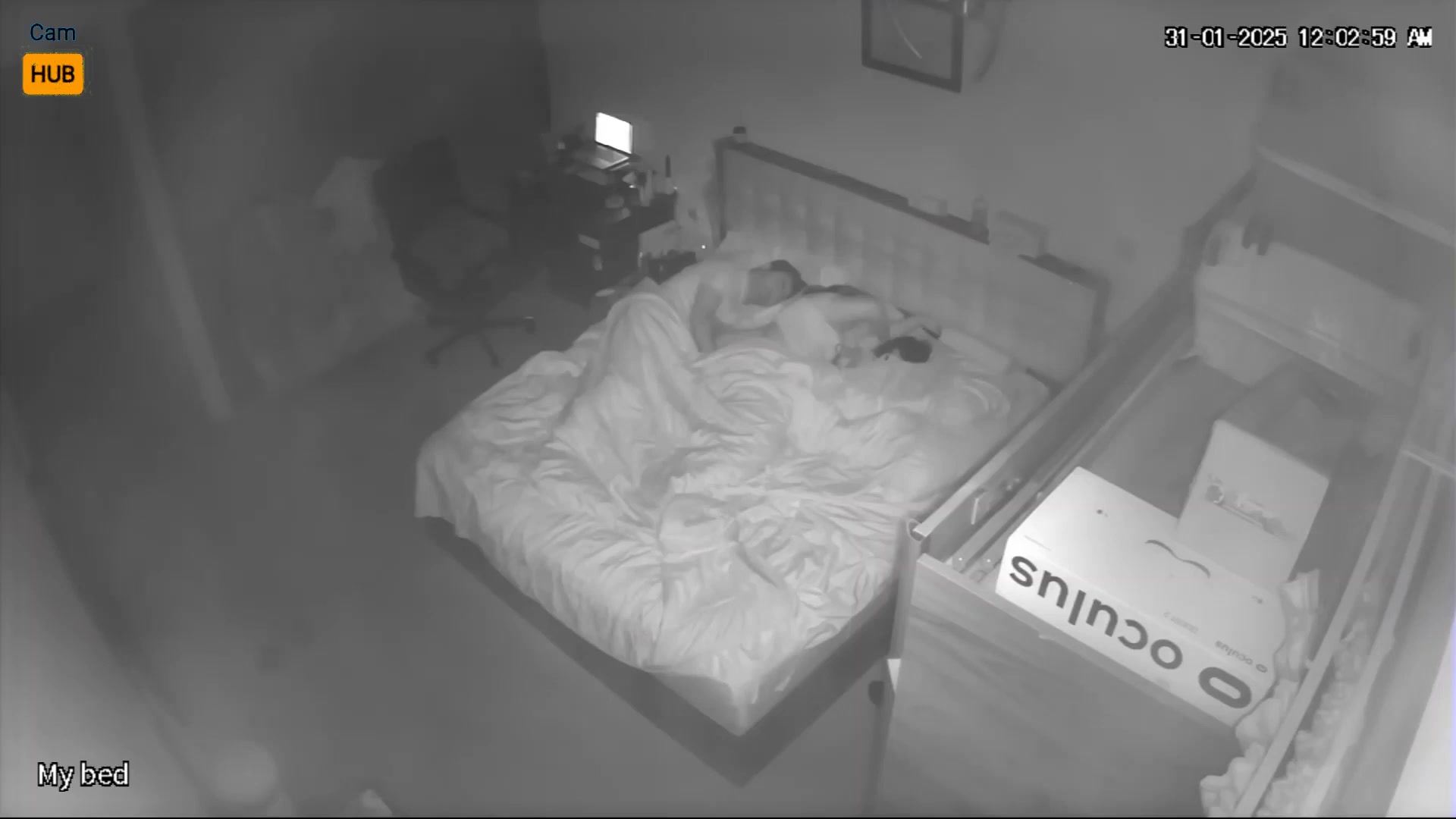 Asian Bedroom IP Cam - Authentic Footage 220