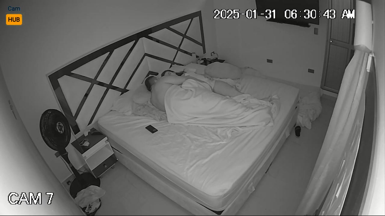 Asian Bedroom IP Cam - Authentic Footage 240