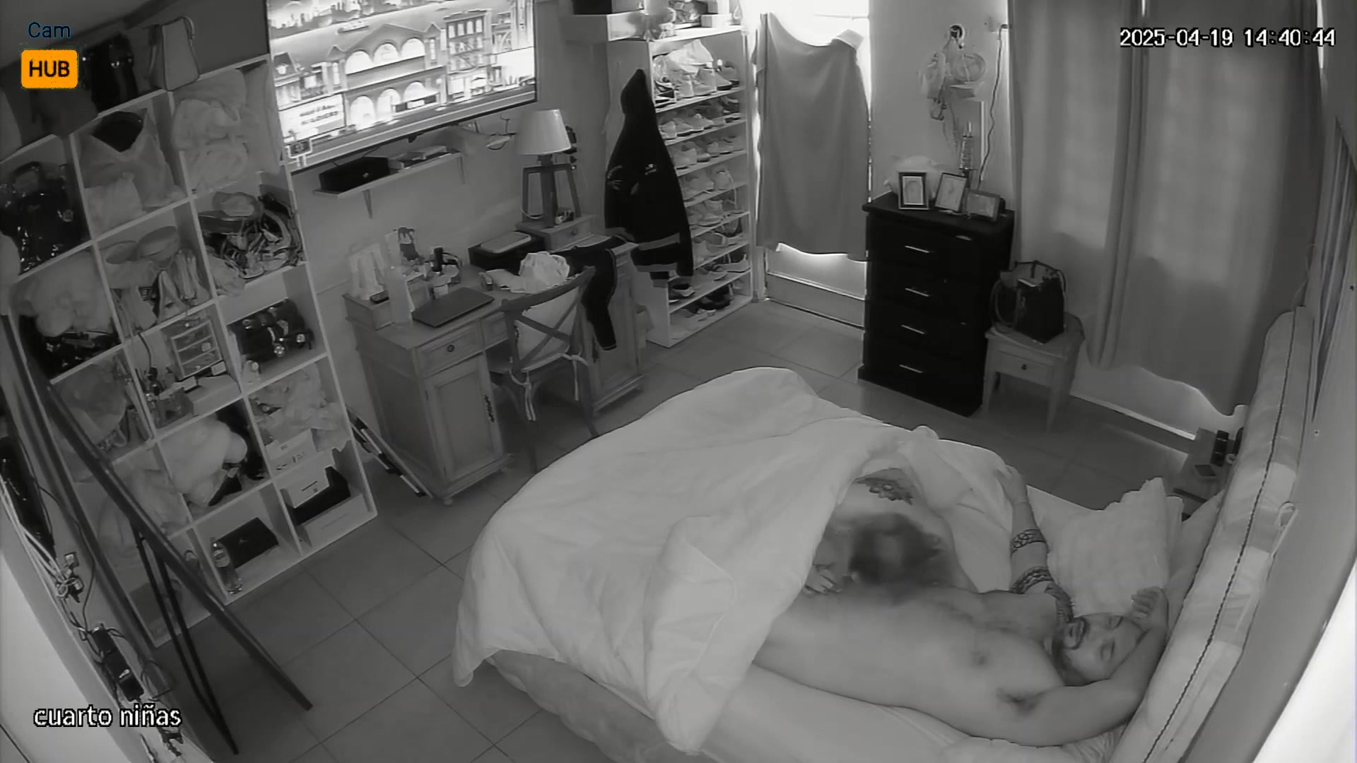 Asian Bedroom IP Cam - Authentic Footage 350