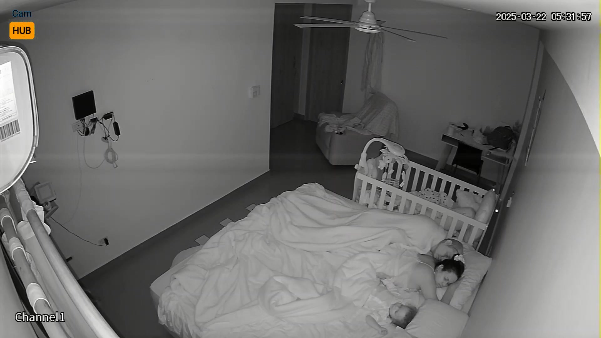 Asian Bedroom IP Cam - Authentic Footage 365
