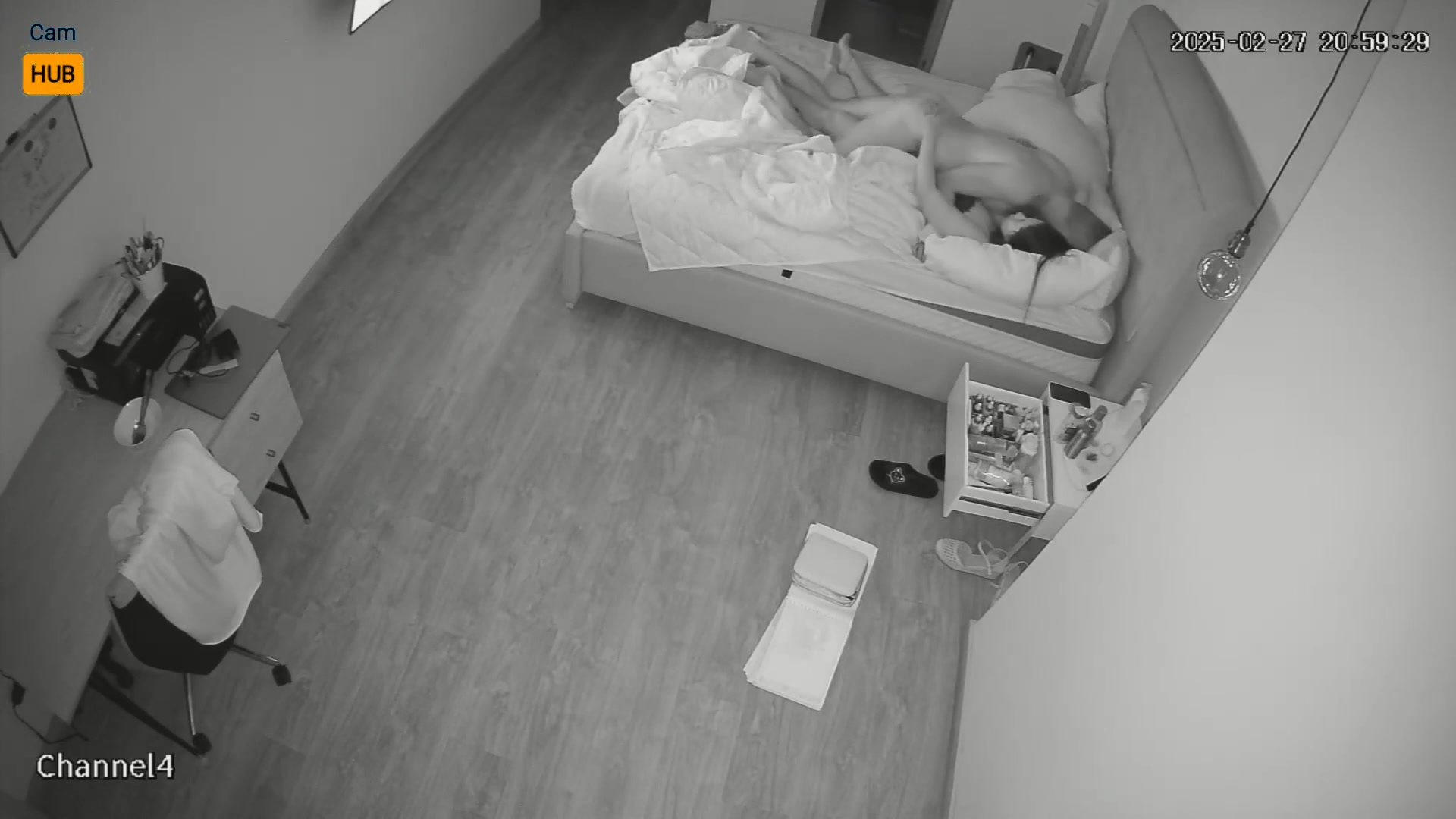 Secret Bedroom Cam Captures Real Couple 553