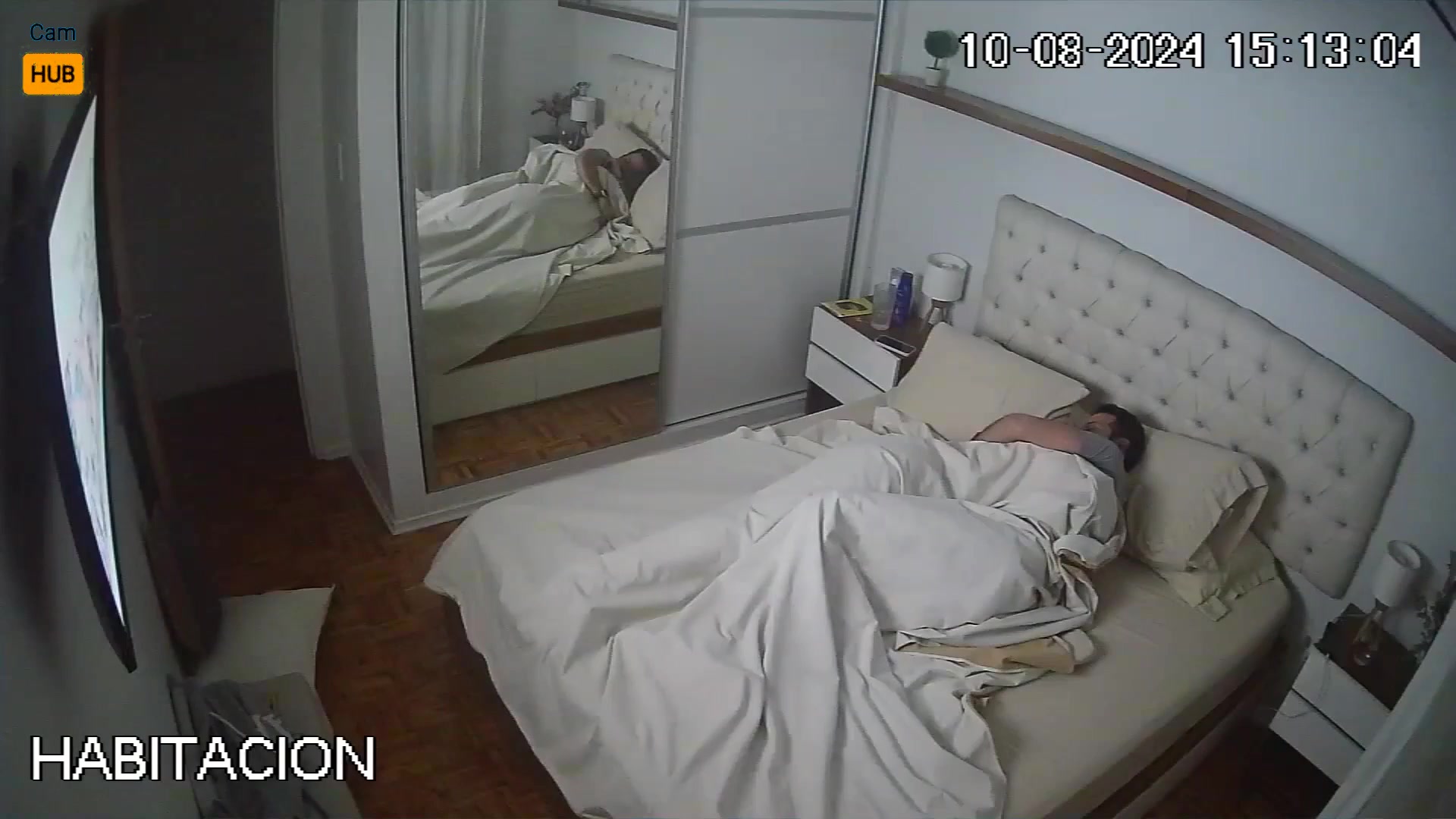 Night Vision Bedroom Spy Cam Reveals All 564