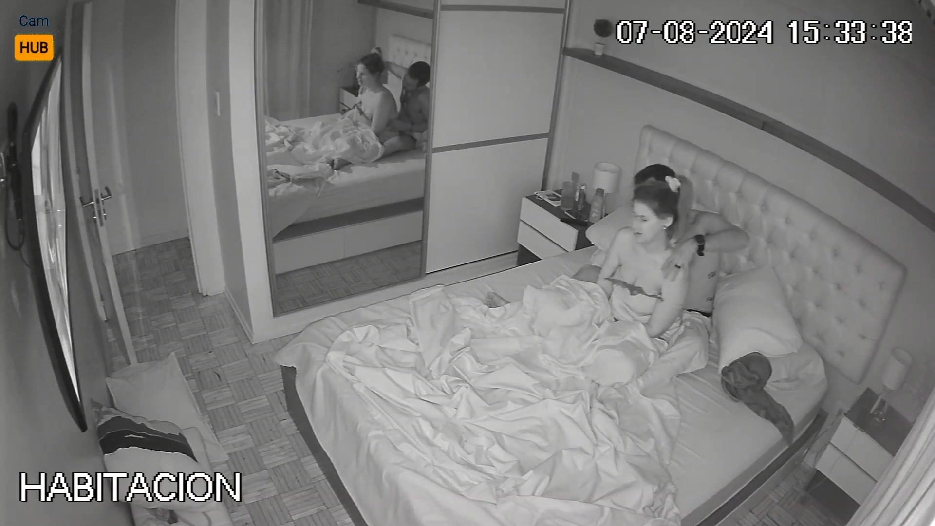 Couple Private Bedroom Moments - Spy Cam Leaked 566