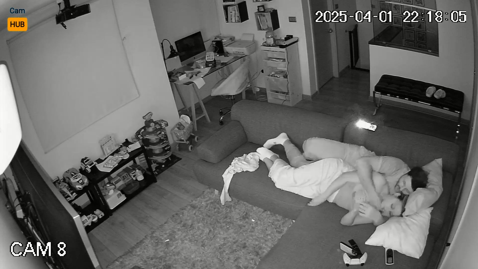 Bedroom Voyeur IP Camera Recording 581