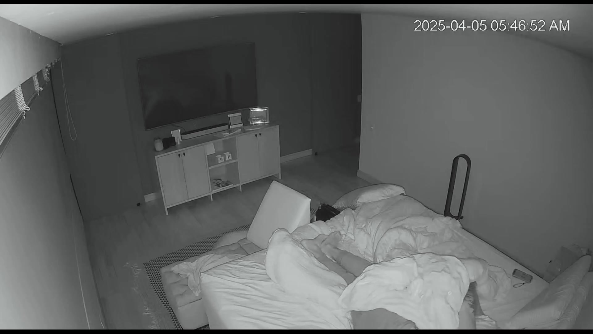 Authentic Home Bedroom Camera Footage 630