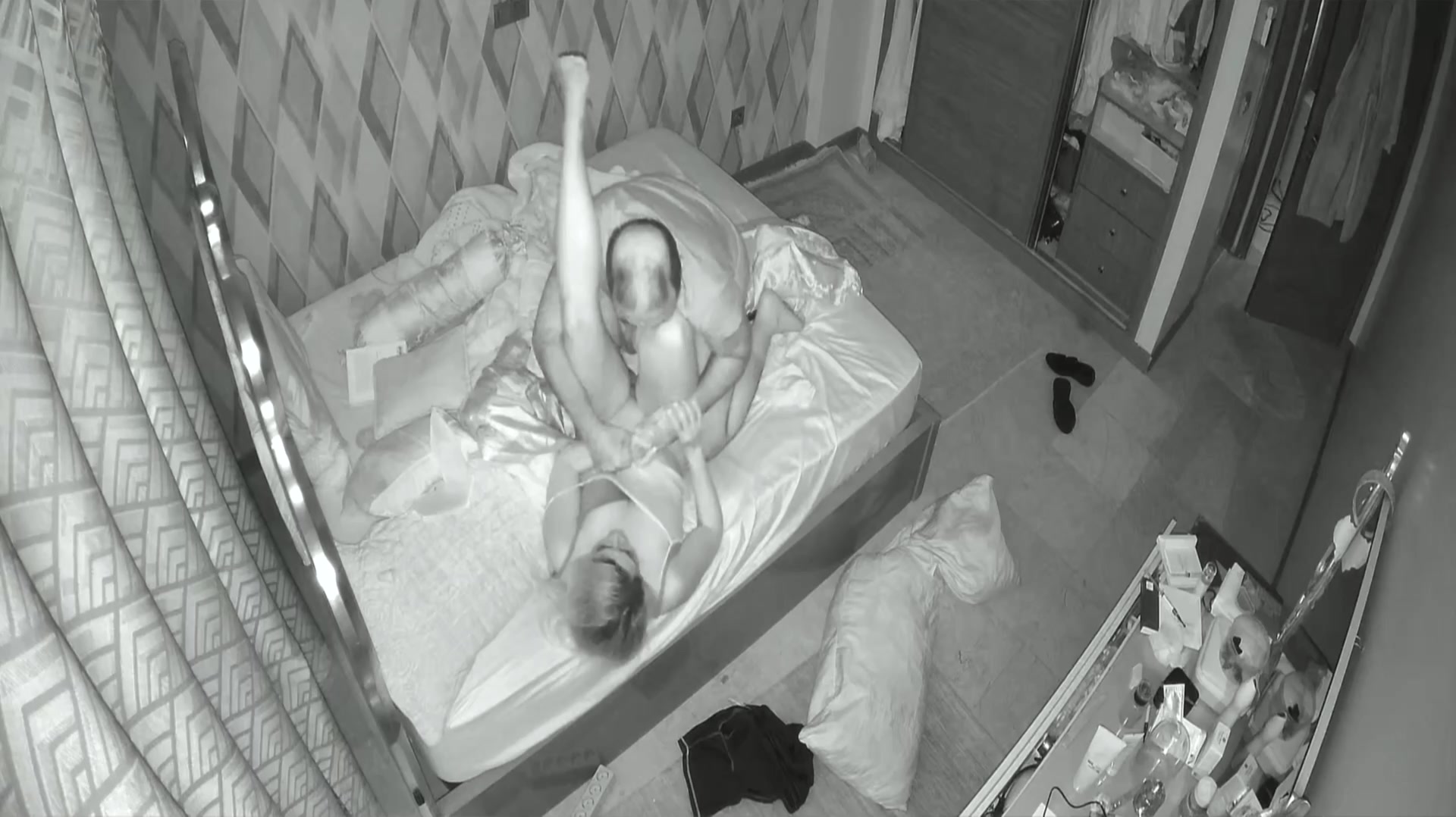 Real Bedroom Hidden Camera - Voyeur Style 655