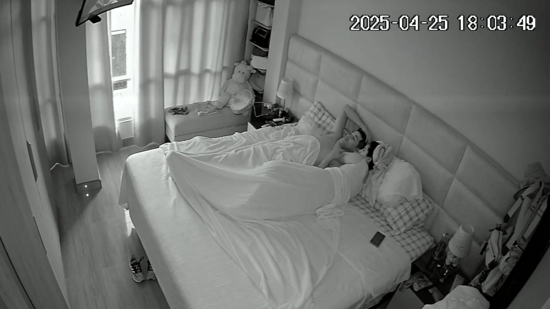 Asian Bedroom IP Cam - Authentic Footage 695