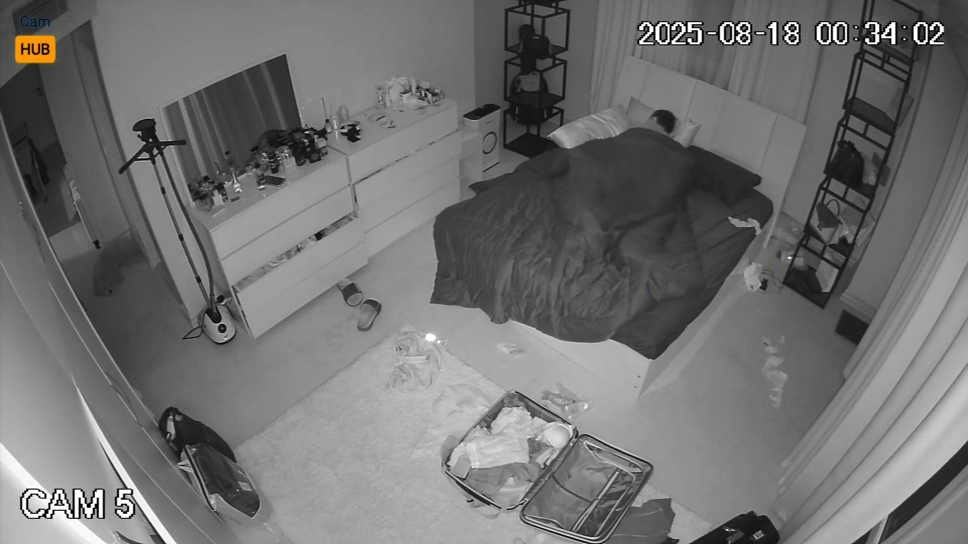 Bedroom Security Camera Caught Everything 009