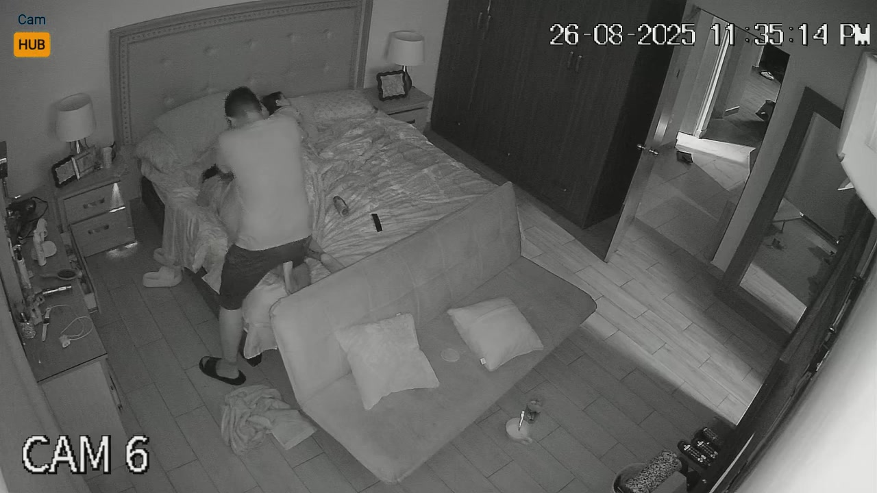 Night Vision Bedroom Spy Cam Reveals All 014